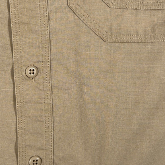 511 Tactical Shirt Adult LARGE Brown Series Ripstop Workwear Utility Pockets - Picture 6 of 10